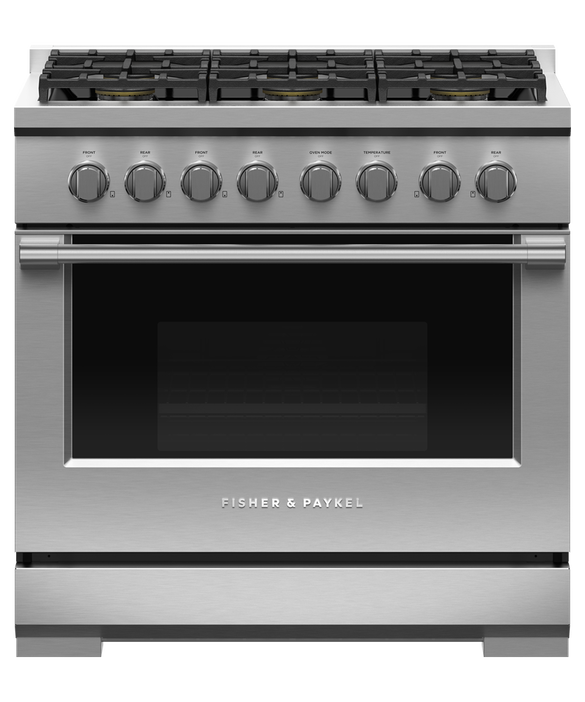 Fisher & Paykel 36" Series 7 Professional 6 Burner Gas Range